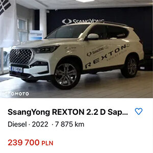 SsangYong 2.2 D Sapphire 4WD